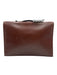 Hermes Brown Leather Top Handle Briefcase Brown