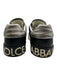 Dolce & Gabbana Shoe Size 9 AS IS Black & White Leather Solid Sneaker Shoes Black & White / 9