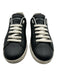 Dolce & Gabbana Shoe Size 9 AS IS Black & White Leather Solid Sneaker Shoes Black & White / 9