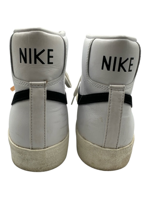 Nike Shoe Size 10 White & Black Leather Solid Sneaker Men's Shoes White & Black / 10
