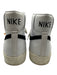 Nike Shoe Size 10 White & Black Leather Solid Sneaker Men's Shoes White & Black / 10