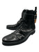 Louis Vuitton Shoe Size 8.5 As Is - Creasing Black Leather Broguing Dress Shoes Black / 8.5
