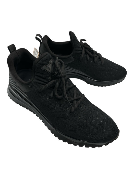 Louis Vuitton Shoe Size 42 Like New Black Synthetic Mesh Sneaker Men's Shoes Black / 42