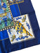 Hermes Blue & Yellow Silk Abstract scarf Blue & Yellow / 90
