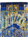 Hermes Blue & Yellow Silk Abstract scarf Blue & Yellow / 90