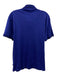 Armani Size XXL Blue Cotton Blend Solid Polo Men's Short Sleeve Blue / XXL