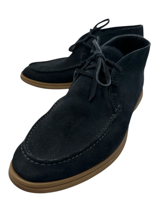 Brunello Cucinelli Shoe Size 42 Navy Suede Solid Chukka Men's Shoes Navy / 42