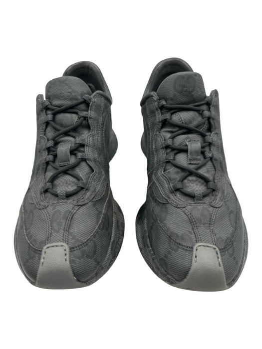 Gucci Shoe Size 8 Gray Leather Guccissima Sneaker Men's Shoes Gray / 8