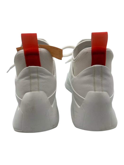 Ferrari Shoe Size 42 White Leather Solid Sneaker Men's Shoes White / 42