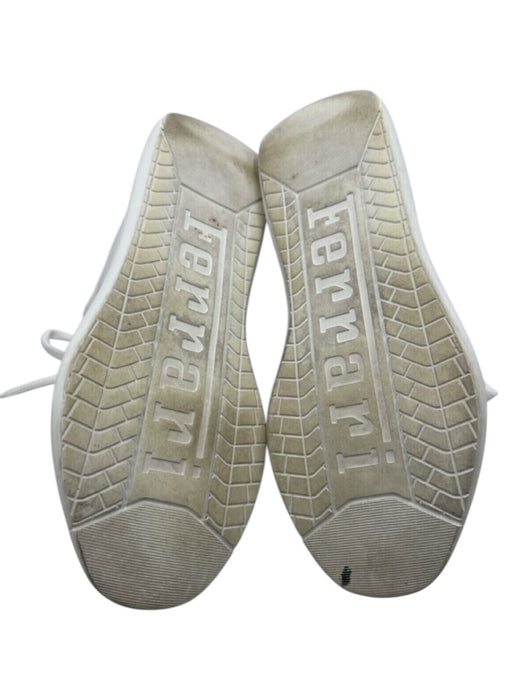 Ferrari Shoe Size 42 White Leather Solid Sneaker Men's Shoes White / 42