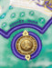 Hermes Green & Purple Silk Vintage scarf Green & Purple / 90cm