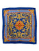 Celine Blue, Red, Yellow Silk Abstract Vintage scarf Blue, Red, Yellow