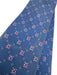 Chanel AS IS - Stained Blue & Red Print Silk Monogram Tie Blue & Red Print
