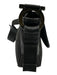 Salvatore Ferragamo Black Canvas & Leather Silver Hardware Jacquard Shoulder Bag Black / S