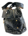 Chloe Black Crinkle Leather Brass Hardware Top Handle Shoulder Bag Bag Black / L