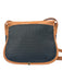 Yves Saint Laurent Brown & Black Coated Canvas & Leather Magnetic Flap Woven Bag Brown & Black / S