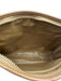 Celine Light Brown & Beige Coated Canvas & Leather Zip Top Triomphe Pouch Bag Light Brown & Beige / XS/S