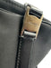 Salvatore Ferragamo Black Canvas & Leather Zip Top Top Handles Hand Bag Black / S