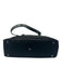 Salvatore Ferragamo Black Canvas & Leather Zip Top Top Handles Hand Bag Black / S