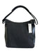 Gucci Black Nylon & Leather Zip Close Shoulder Bag Bag Black / S/M