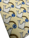Chanel AS IS - Stained Yellow & Blue Print Silk Seals Tie Yellow & Blue Print