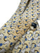 Chanel AS IS - Stained Yellow & Blue Print Silk Seals Tie Yellow & Blue Print