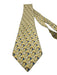 Chanel AS IS - Stained Yellow & Blue Print Silk Seals Tie Yellow & Blue Print