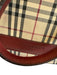 Burberry Beige, Red, Black Canvas & Leather Magnetic Flap Novacheck Plaid Bag Beige, Red, Black / S