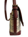 Burberry Beige, Red, Black Canvas & Leather Magnetic Flap Novacheck Plaid Bag Beige, Red, Black / S
