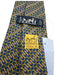 Hermes Vintage Navy & Yellow Silk Abstract Horse Bit Tie Navy & Yellow