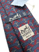 Hermes Vintage Navy & Red Silk Abstract Tie Navy & Red