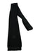 Hermes Vintage Black Knit Crochet Tie Black