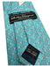 Ferragamo NWT Blue & white Print Silk Palm Tree Vintage Tie Blue & white Print
