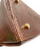 Ferragamo Brown Lizard Leather Gold Hardware Top Handle Crossbody Strap Bag Brown / Small