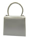 Ferragamo White Patent Leather Top Handle Crossbody Strap Vintage Bag White / XS