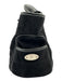 Celine Black Suede Embossed SHW Handle Vintage Bag Black / Medium