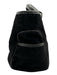 Celine Black Suede Embossed SHW Handle Vintage Bag Black / Medium