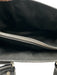 Celine Black Suede Embossed SHW Handle Vintage Bag Black / Medium
