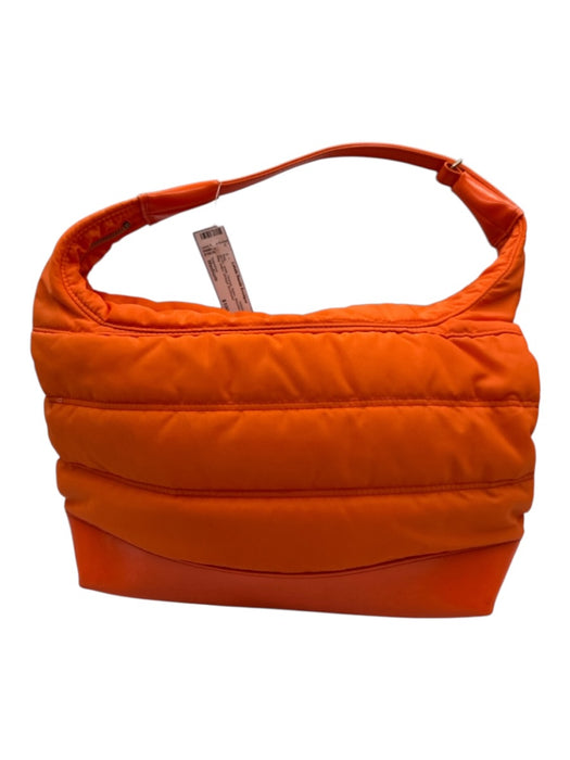 Valentino Orange Nylon Shoulder Bag Hobo Vintage Bag Orange / Medium