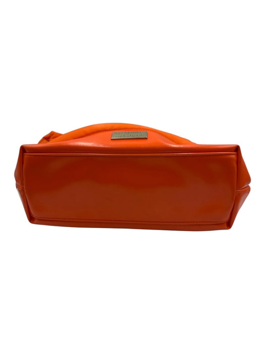Valentino Orange Nylon Shoulder Bag Hobo Vintage Bag Orange / Medium