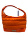 Valentino Orange Nylon Shoulder Bag Hobo Vintage Bag Orange / Medium