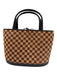 Louis Vuitton Brown & Beige Print Pony Hair Leather Damier Vintage Bag Brown & Beige Print / XS