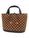 Louis Vuitton Brown & Beige Print Pony Hair Leather Damier Vintage Bag Brown & Beige Print / XS