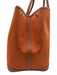 Hermes Orange Canvas Leather trim Top Handle Tote Vintage Bag Orange / M/L