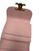Celine Baby Pink Leather Lizard Gold Hardware Bifold Compact Wallets Baby Pink