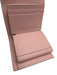 Celine Baby Pink Leather Lizard Gold Hardware Bifold Compact Wallets Baby Pink