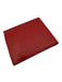 Rolex Red Leather Bifold Wallet Red