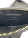 Saint Laurent Black Leather Lizard Gold Chain Wallet on a Chain Clutch Wallets Black