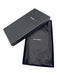 Saint Laurent Black Leather Lizard Gold Chain Wallet on a Chain Clutch Wallets Black