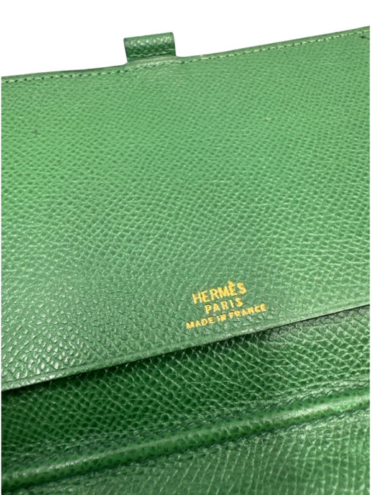 Hermes Green Leather Epsom Other Green